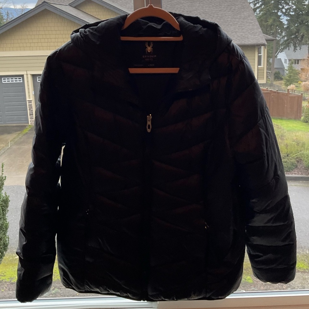 Spyder Insulated “Down Like” Jacket Large Black